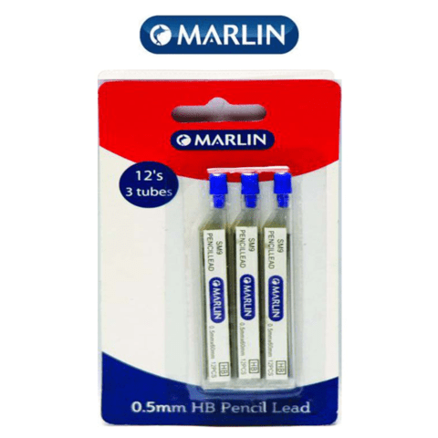 Marlin Pencil Leads 0.5mm - Blister of 3 Tubes