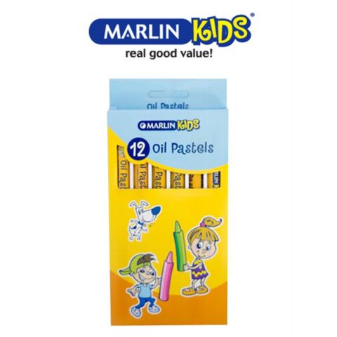Marlin Kids Oil Pastels (Pack of 12)