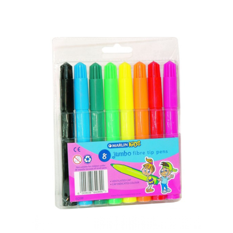 Marlin Kids Jumbo Koki Pens (Pack of 8)