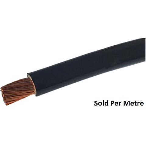 Solarix 16mm2 Battery Power Cable Per Metre Black