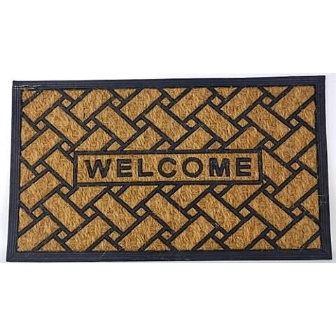 Totally Coir Welcome Doormat- Rectangle Shaped Design