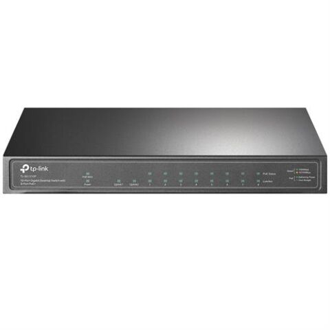 TP-Link 10-Port gigabit Desktop Switch with 8-Port PoE; 9 10/100/1000Mbps RJ45 ports