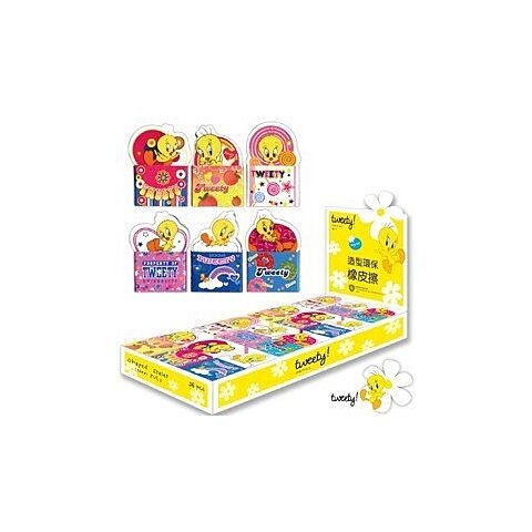 Tweety Shaped Eraser Non Pvc