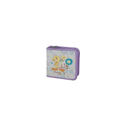Tweety 40 CD Wallet Colour::PURPLE