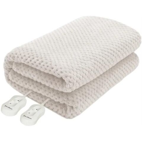 Pure Pleasure Queen Fullfit Coral Fleece Electric Blanket - 152cm x 188cm Retail Box 1 year warranty