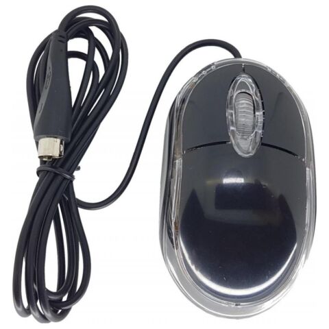 Optical Mouse PS2 Black 3 Button
