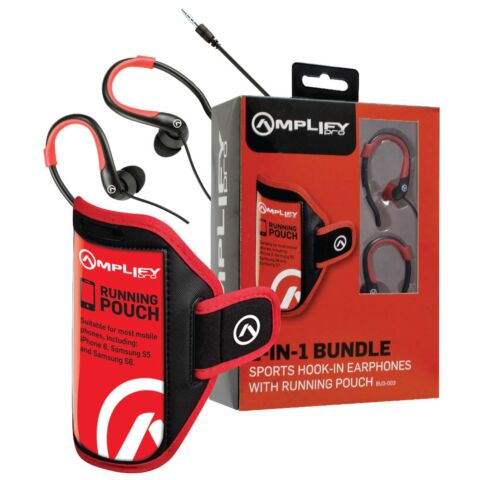 Amplify Pro 2-IN-1 Bundle Jogger Series Earphones with pouch
