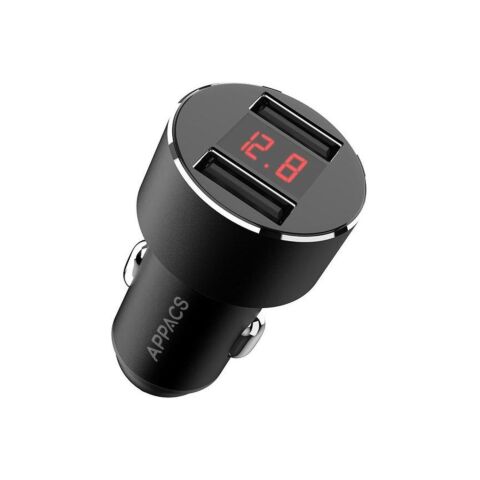 Dual Port Car Charger with LED