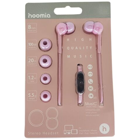 Stero Earphone with Mic Sakura 1.2M
