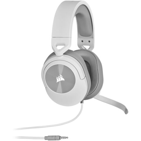 Corsair HS55 Stereo Gaming Headset - White - 3.5mm