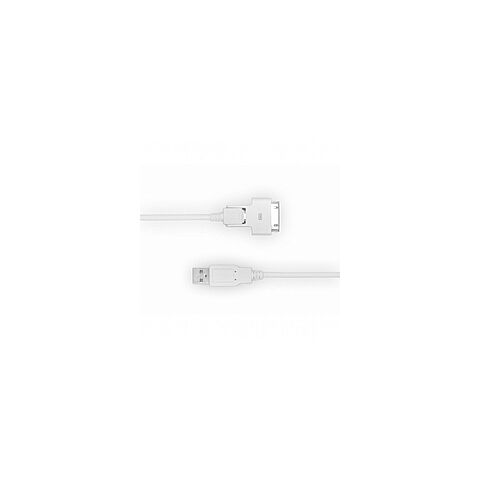Cooler Master Universal Sync Charge Cable - White (with micro usb & apple 2in1 connector - 30cm)