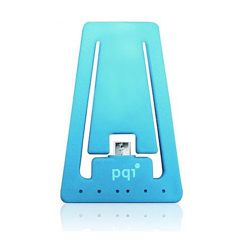 Pqi i-cable lightning 30 Blue Lightning 8pins sync+charge Flat+Stand