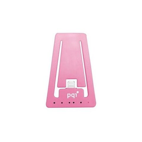 Pqi i-cable lightning 30 Pink Lightning 8pins sync+charge Flat+Stand