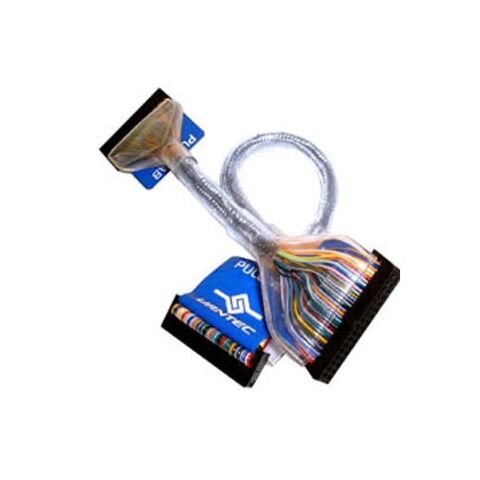 vantec 45cm (18 inch ) rounded ata133 ide cable with pull tab - 3 connectors
