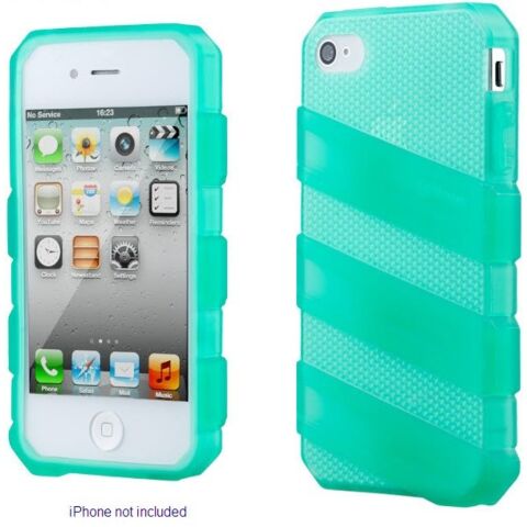 Coolermaster Claw translucent Aqua protection case for iPhone4/4S