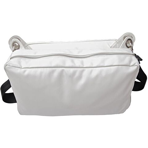VAX vax-7002 Ramblas messenger saddlebag - White Soft PU - up-to 20 inch nb