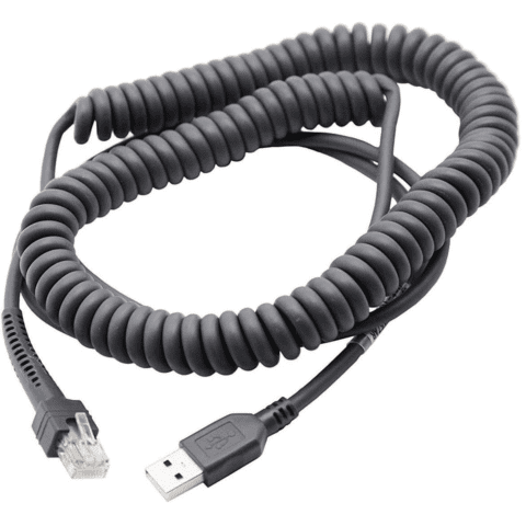 Zebra 2.7m Coiled USB Cable