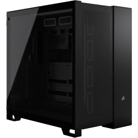 Corsair 6500D Airflow Mid-Tower Dual Chamber Tempered Glass ATX PC case - Black
