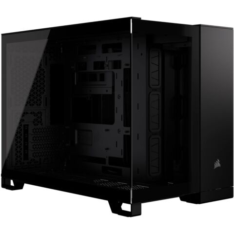 Corsair 2500X Mid-Tower Dual Chamber Micro ATX PC case - Black
