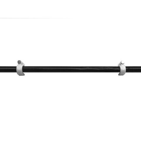 8mm Cable Clips 100 Pack White