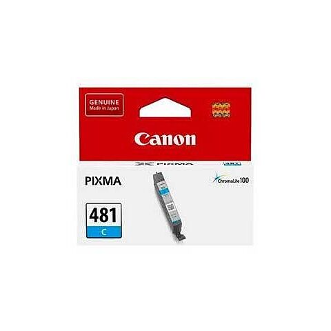 Canon CLI 481 Cyan Ink Cartridge - Compatible Printer Canon Pixma TS8140 Canon Pixma TS9140