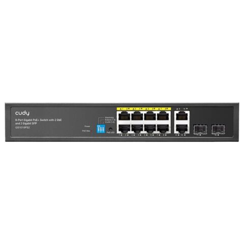 Cudy 8 Port Gigabit PoE 110W 2SFP 2 Gigabit Ethernet Switch | GS1010PS2