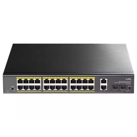Cudy 24 Port Gigabit PoE 280W 2 Gigabit 2SFP Switch | GS1026PS2