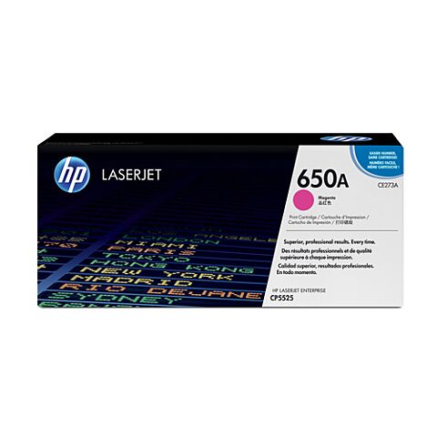 HP # 650A Color Laserjet CP5525 Magenta Print Cartridge