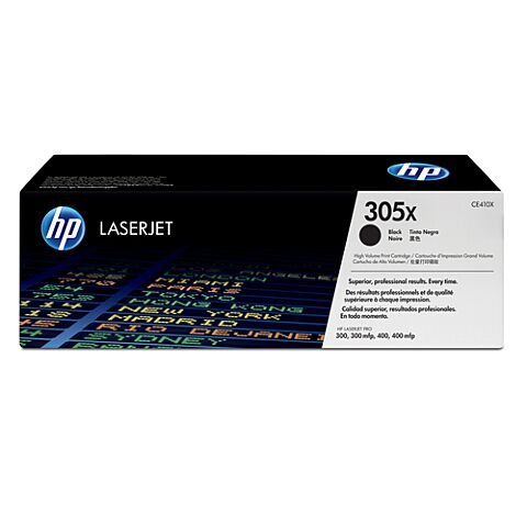 HP 305X Black Laserjet High Yield Toner Cartridge For Laserjet Pro 300 And 400 Color Series
