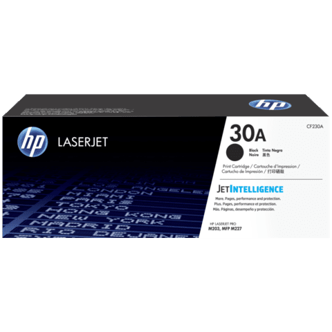 HP 30A Black Original LaserJet Toner Cartridge (CF230A)