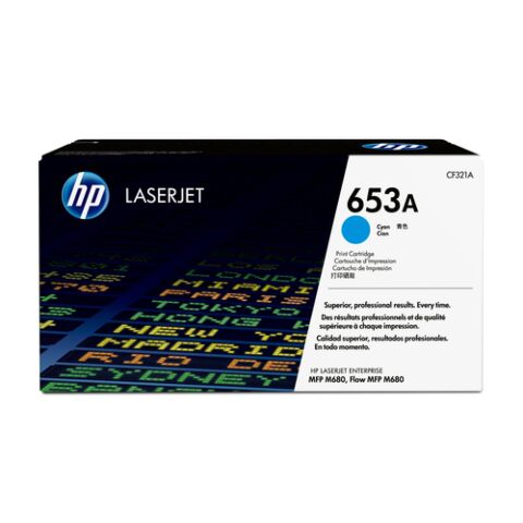 HP 653A CLJ M680 Cyan Print Cartridge