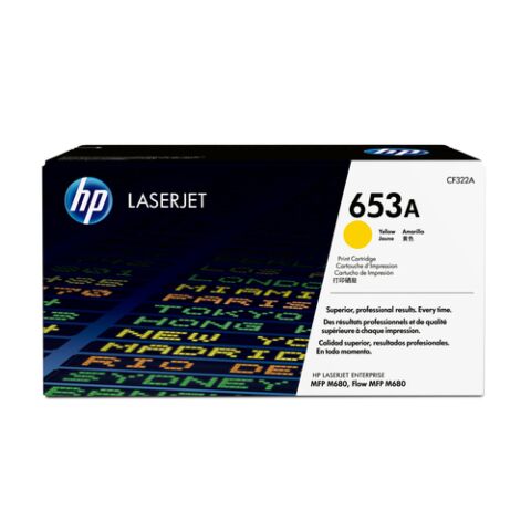 HP 653A CLJ M680 Yellow Print Cartridge