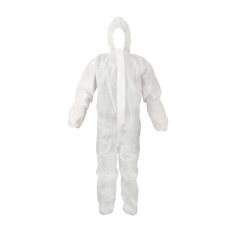 Clinic Gear Disposable Coverall Medium White