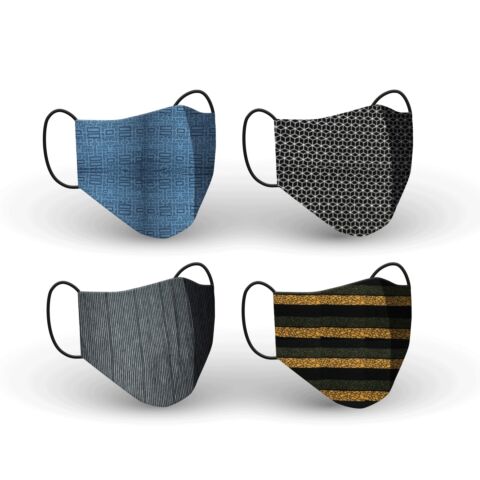 Clinic Gear Washable Printed Mask Men�s Asst - Mixed.