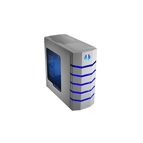 BitFenix Chassis Colossus with Windowed side panel White with Blue LED All white No Power Supply Unit