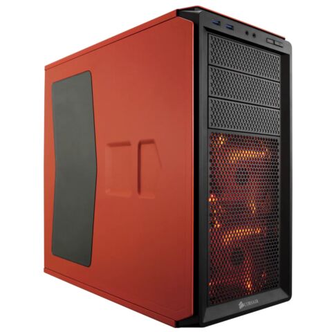 Corsair Graphite Series? 230T Windowed Compact Mid-Tower Case Rebel Orange