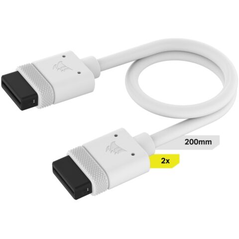 Corsair iCUE Link cable - 2x 200mm - White