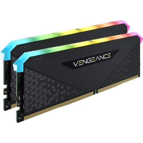 Corsair Vengeance RGB RS 64GB (2x32GB) DDR4-3600 CL18 1.35V 288 pin Memory Black