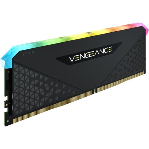 Corsair Vengeance RGB RS 8GB (1x8GB) DDR4-3600 CL18 1.2V 288 pin Memory Black