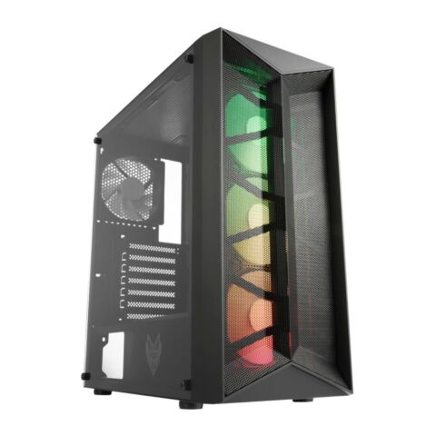 FSP CMT211A Glass Side Panel (GPU 320mm|CPU 160mm) ATX|Micro ATX|Mini-ITX Gaming Chassis - Black