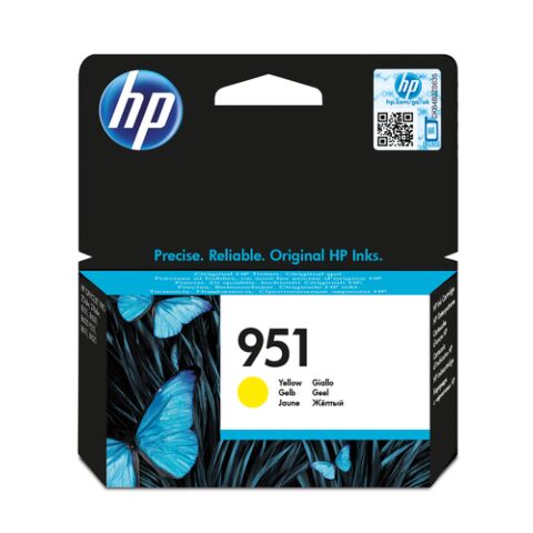 HP # 951 Yellow Officejet Ink Cartridge
