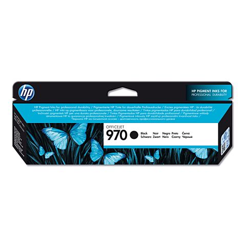 HP 970 Black Officejet Ink Cartridge - Standard Capacity - Officejet Pro X Series
