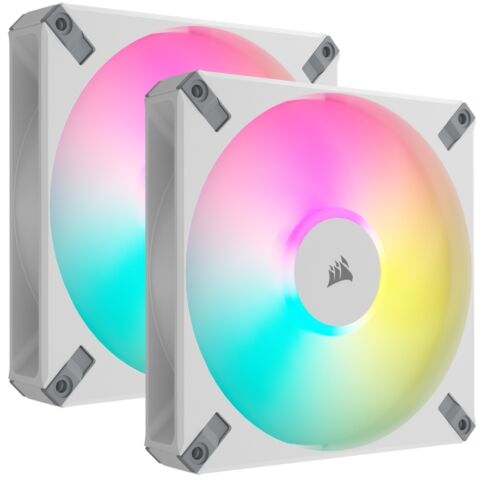 Corsair AF140 RGB Elite 140mm fluid Dynamic RGB fan with AirGuide - Dual pack