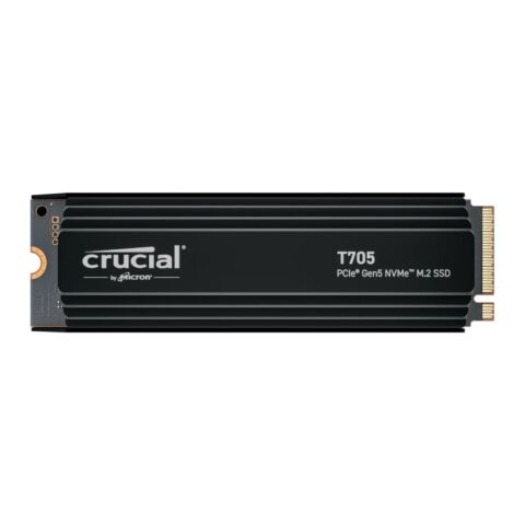 Crucial T705 4TB M.2 NVMe Gen5 with Heatsink NAND SSD