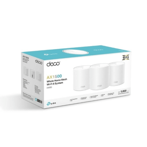 TP-Link Deco X10(3-Pack) AX1500 Whole-Home Mesh Wi-Fi 6 System(Tri-Band)