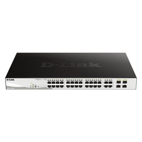 D-LINK 24 POE 10/100/1000 PORTS+4 GIGABIT SFP PORTS