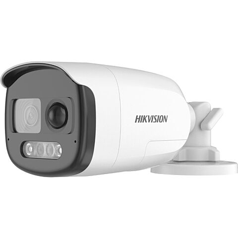 Hikvision 2MP ColorVU PIR siren audio fixed analogue Bullet Camera with 2.8