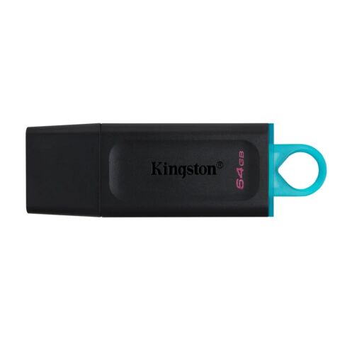 Kingston 64GB USB 3.2 Datatraveler Exodia Black and Teal