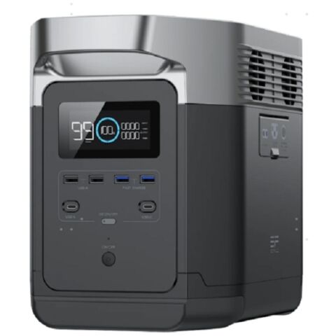 ECOFLOW DELTA 2 Lithium Portable Power Station - 1800W Output - 1024Wh LFP Battery