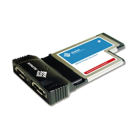 Sunix SATA II 2 channels ExpressCard